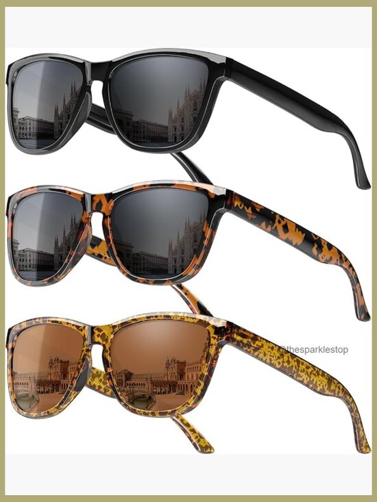 Polarized Square Sunglasses UV400 Protection Retro Unisex main image 7